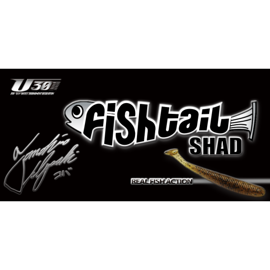  Bait Breath Fish Tail Shad U30 2.8 Color 713 Smoke