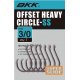 Anzuelo BKK Offset Heavy Circle SS Anzuelos Carbono