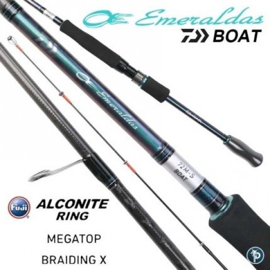 Caña Daiwa Emeraldas Boat 702MSAF Eging 