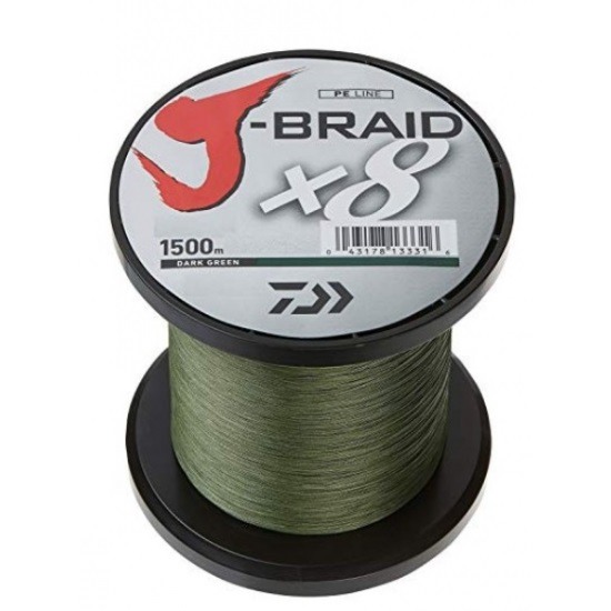 Daiwa J-Braid x8 PE#12 1.500 Mt Trenzados 