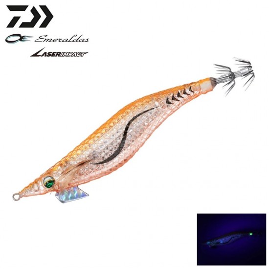 DAIWA 2025 Emeraldas Shine LC Laser Impact #03 Orange Horse Mackerel