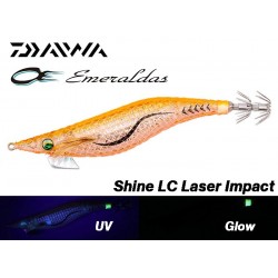 DAIWA 2025 Emeraldas Shine LC Laser Impact #03 Orange Horse Mackerel