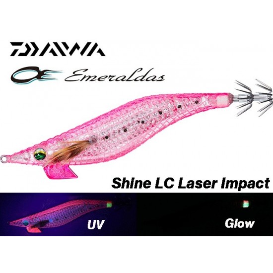 DAIWA 2025 Emeraldas Shine LC Laser Impact #02 Pink Pink