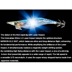 DAIWA 2025 Emeraldas Shine LC Laser Impact #01 Chart Head Sardines