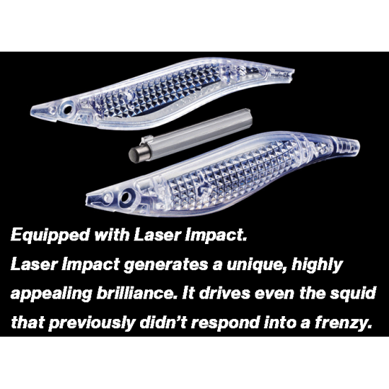 DAIWA 2025 Emeraldas Shine LC Laser Impact #03 Orange Horse Mackerel