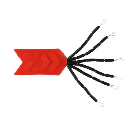 Topes De Silicona Daiwa Negro XL Accesorios para Montajes