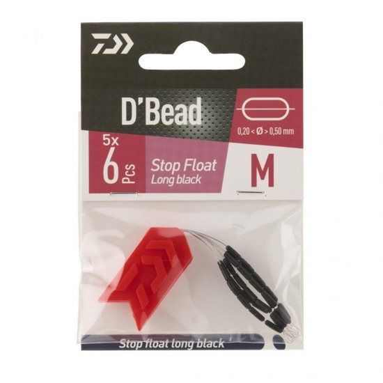 Topes De Silicona Daiwa Negro XL Accesorios para Montajes