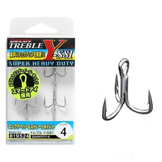 Anzuelo Triple Decoy Y-S81  Anzuelos Dobles / Triples