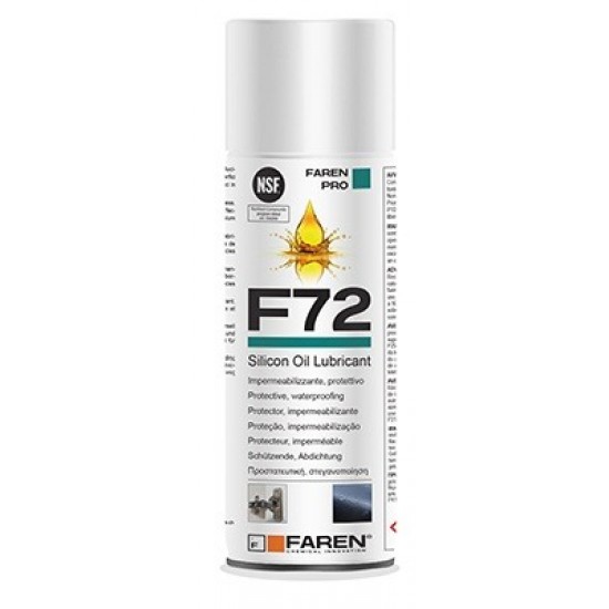 Lubricante Silicona Antiadherente F72 Spray Faren Pro 