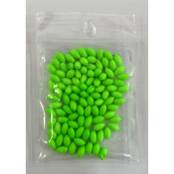 Micro Perlas Flotantes Ovaladas Color Verde 
