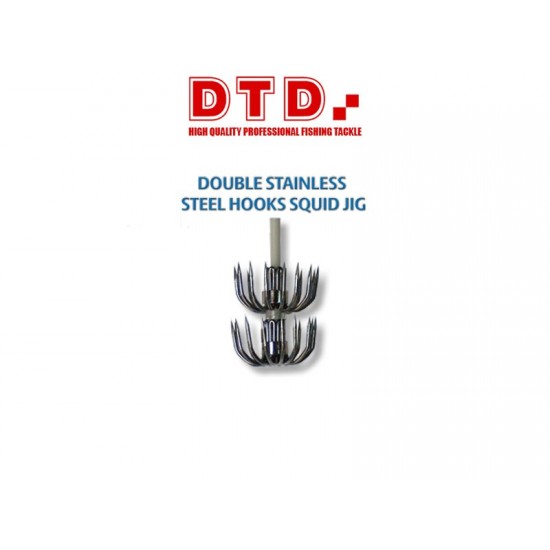 Dtd Stainless Steel Hooks Squid Jig