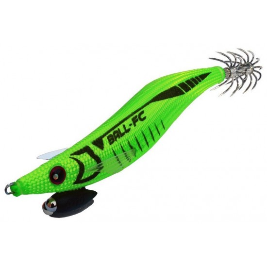 DTD Ballistic Full Color Egi 3.5 Color Fluo Green Jibioneras DTD