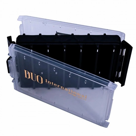 Duo Lure Box Reversible 120 Color Black Caja Porta-Señuelos