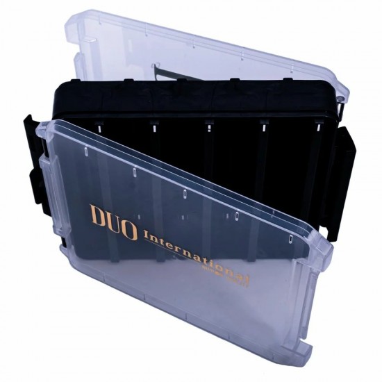 Duo Lure Box Reversible 160 Color Black Caja Porta-Señuelos