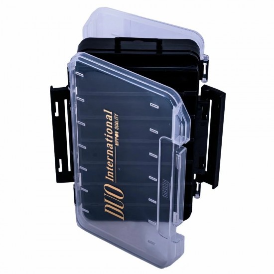 Duo Lure Case Reversible 100 Color Black Caja Porta-Señuelos