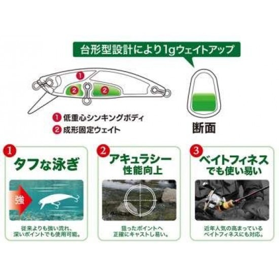 Duo Spearhead Ryuki 45S Color ADA4013 Spinning