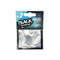 Black Minnow 90 - 4 Hook Krog Premium By VMC