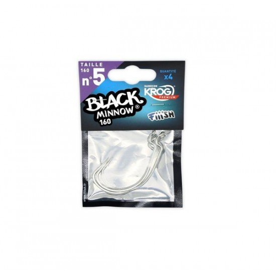 Black Minnow 160 - 4 Hook Krog Premium By VMC