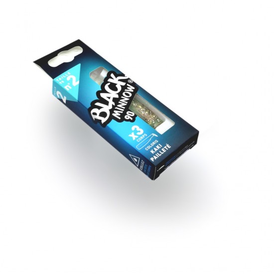 Black Minnow 90 (Bodies) Color Khaki Paillete