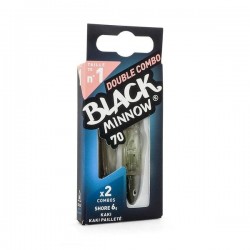 Black Minnow 70 Doble Combo - Off Shore Color Khaki - Khaki Paillete