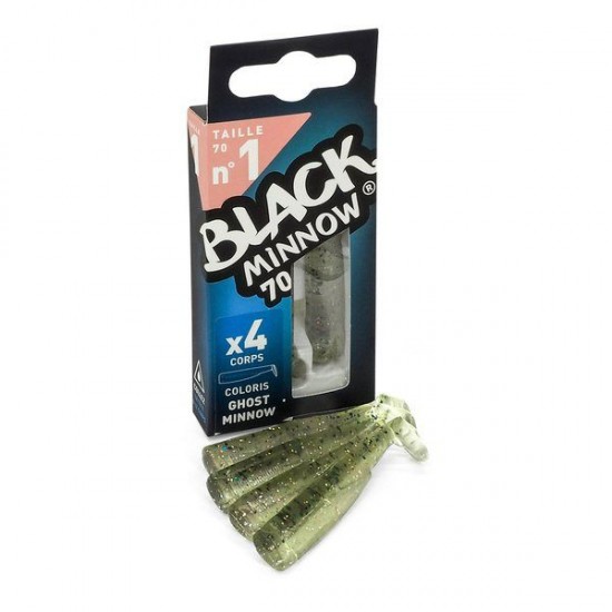 Black Minnow 70 (Bodies)  Color Ghost Minnow