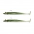 Crazy Paddle Tail 120 Doble Combo - Shore Color Ghost Minnow