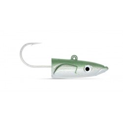 Crazy Sand Eel 150 2 Deep jig head 30g Color Pearl Green