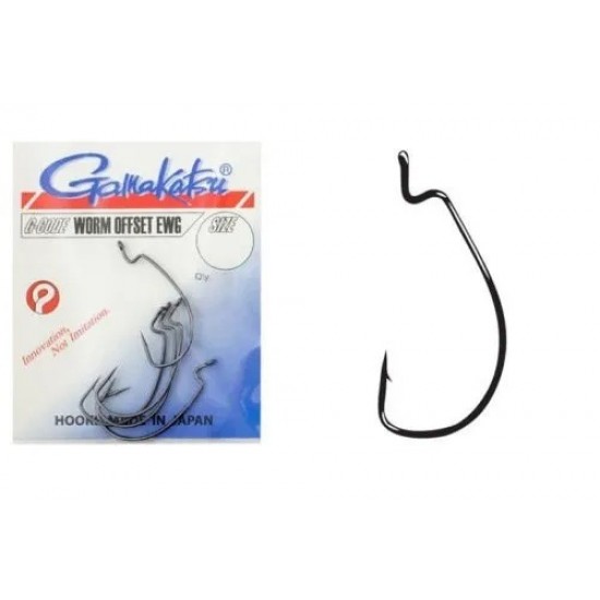 Anzuelo Gamakatsu Worm Offset EWG 4/0