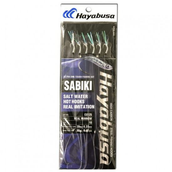 Sabiki Hayabusa Real Minnow EX125 Nº18