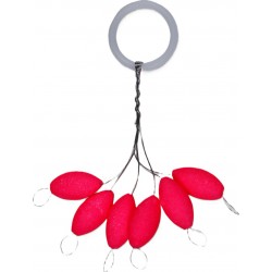 Flotador Oval bait Con Stooper Kali Kunnan Rosa Fosfo