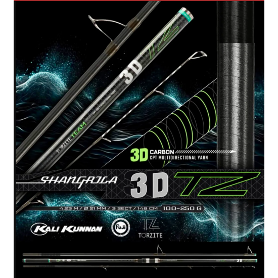Caña Kali Kunnan Shangrila 3D Torzite Team SurfCasting