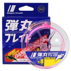 Major Craft Dangan Braid Eging Special X8 P 0.6 Color Pink