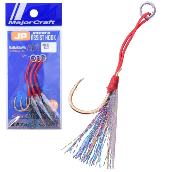 Major Craft Jigpara Assist Hook Sabakawa Talla L 