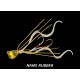 Major Craft Jighead Hook Rubber Nano Rubber Color 001 Spinning