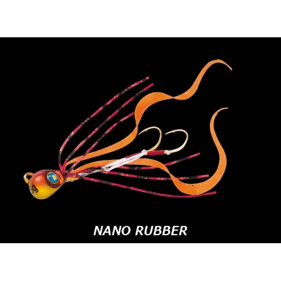 Major Craft Jighead Hook Rubber Nano Rubber Color 002 Spinning