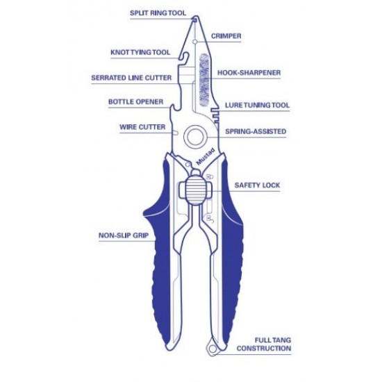 Alicates Mustad MTP-075-MPS
