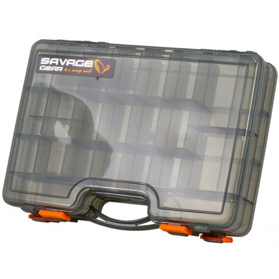 Caja Savage Gear Lure box 2 Sided smoke large