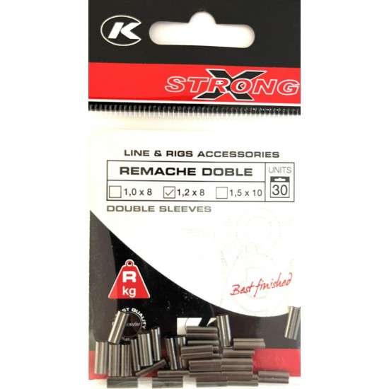 Tubo De Remache Kali Kunnan Doble X Strong 1.2 x 8