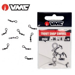 Emerillon Con Rolling VMC 3554BN Trout Snap Swivel
