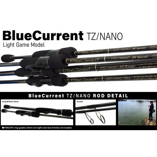 Caña Yamaga Blanks Blue Current 85 TZ Nano Spinning