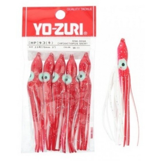Yo-Zuri Octopus Skirt 3.0 R95-009A Color W-11 Curricán