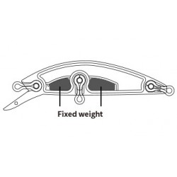 Duel LG Heavy Minnow 50S Color LSCA