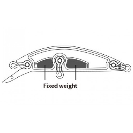 Duel LG Heavy Minnow 50S Color LSCA Spinning