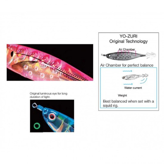 Yo-Zuri Crystal Ultra Aurora Bavc 80SS Color PKAJ