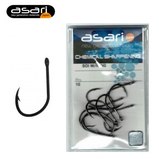 Anzuelo Asari SOI W/RING A010NOS