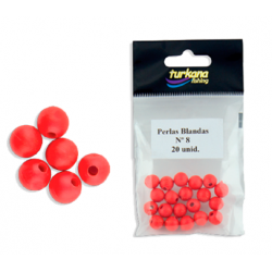 Turkana Perlas Blandas Rojo N4