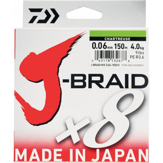 Daiwa J-Braid x8 PE#6
