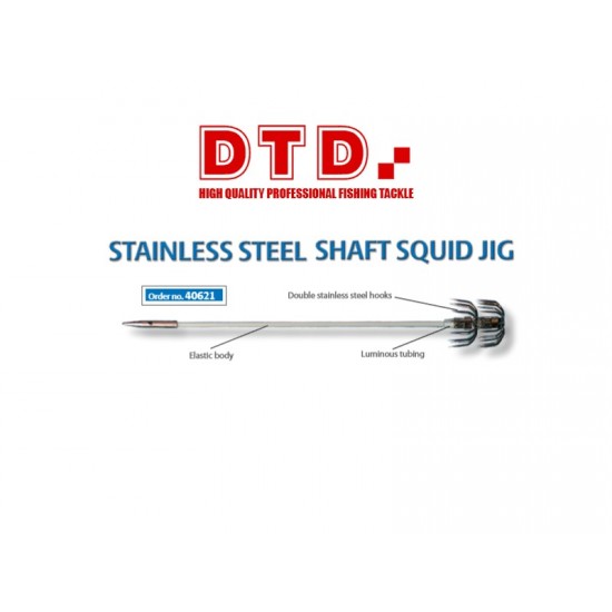 Dtd Stainless Steel Shaft Squid Jig