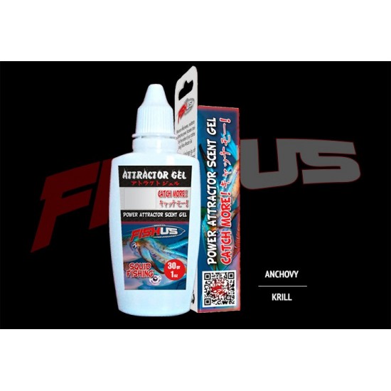 Gel Atrayente Calamar Fishus Anchovy