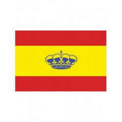 Bandera España con Corona 